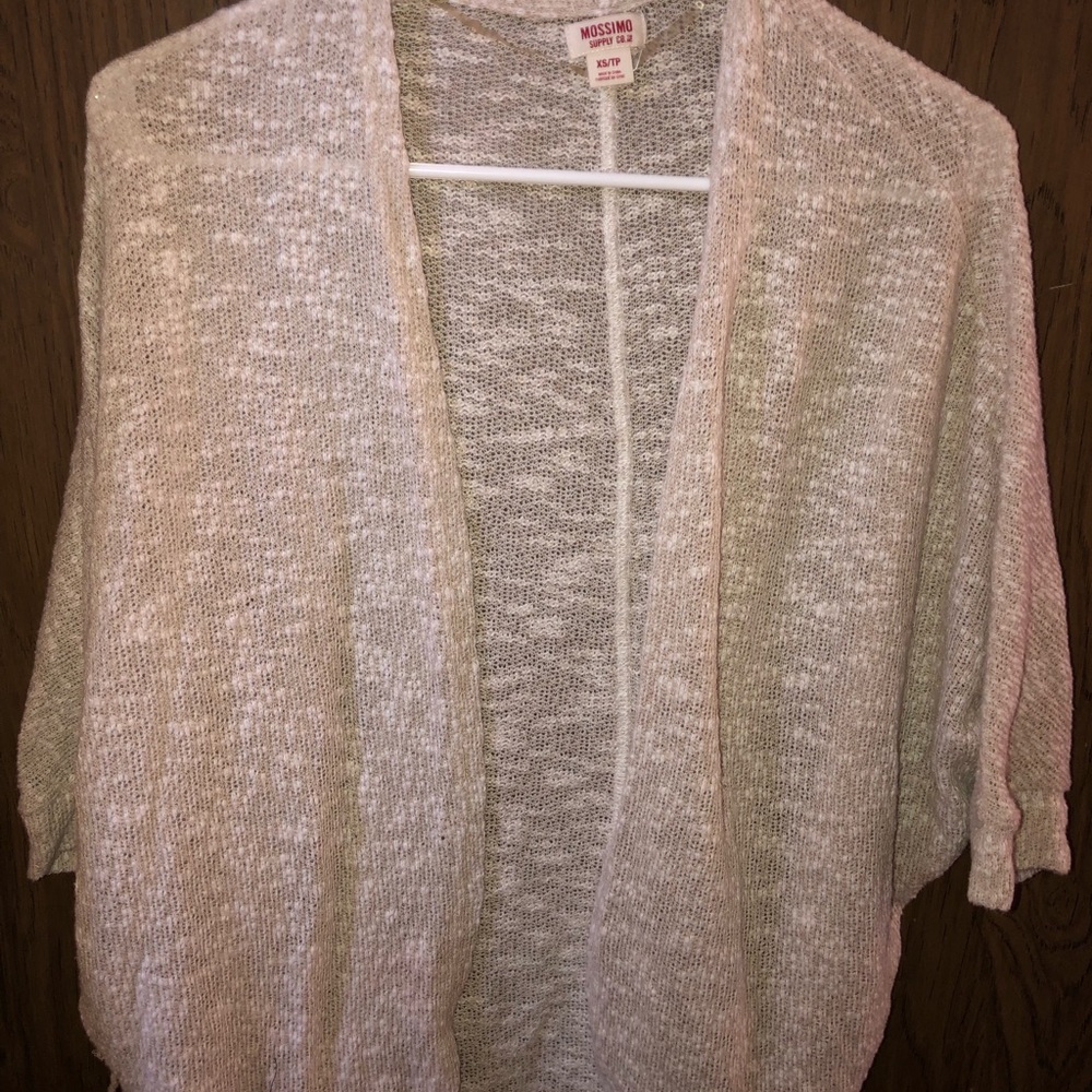 Tan cardigan size xs